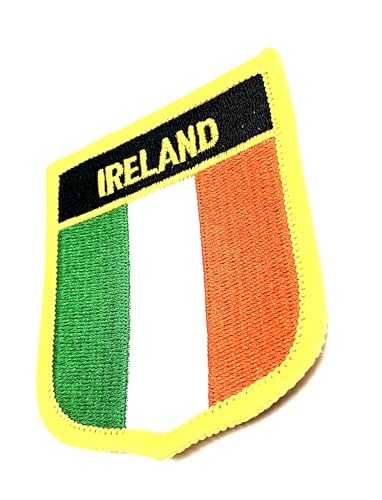 Irland Irland Irland Europa Eire Flagge Bügelbild bestickt Stoff Nähen auf Patch 1 Stück von SNS Components