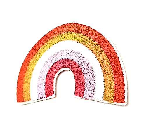 LGBT-Flagge zum Aufbügeln, bestickt, zum Aufnähen, 6,5 cm x 3,8 cm, 1 Stück von SNS Components