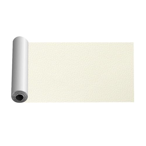 SNZ Kunstleder Flicken, 20 x 150cm Leder Patch Selbstklebend, Flicken Selbstklebend für Couch Autositz Sofa Möbel Leder Reparatur Jacken und Renovierung, Beige von SNZ