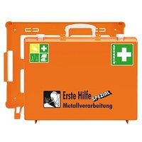 SÖHNGEN Erste-Hilfe-Koffer SPEZIAL Metallverarbeitung DIN 13157 + Erweiterung orange von SÖHNGEN