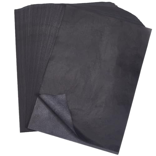 SOFPLATE 100 Blatt schwarzes Transferpapier, Kohle-Transparentpapier, rechteckig, Graphit, Leinwand, Transferpapier, Bastelseiten, Zubehör für Heimwerker, Holzbearbeitung, Zeichenbrett, Kunstprojekte SOFPLATE 100 Blatt schwarzes Transferpapier, Kohle-Transparentpapier, rechteckig, Graphit, Leinwand, Transferpapier, Bastelseiten, Zubehör für Heimwerker, Holzbearbeitung, Zeichenbrett, Kunstprojekte von SOFPLATE
