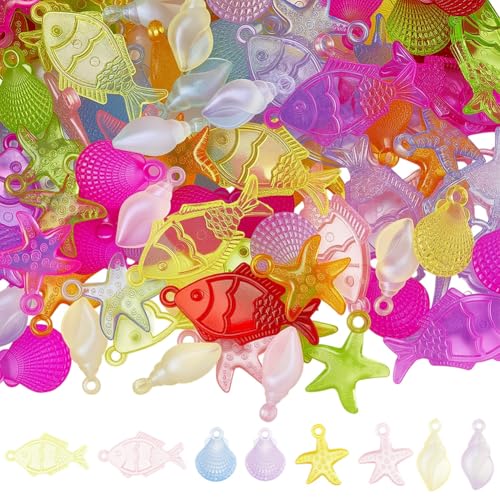SOFPLATE 120 Stück Acryl Anhänger In 4 Stilen Mit Ozean Motiven Sommer Seestern Anhänger Transparent Bunt Meerestier Fisch Muschel Glitzer Anhänger Für Schmuck Armbänder Halsketten DIY Basteln SOFPLATE 120 Stück Acryl Anhänger In 4 Stilen Mit Ozean Motiven Sommer Seestern Anhänger Transparent Bunt Meerestier Fisch Muschel Glitzer Anhänger Für Schmuck Armbänder Halsketten DIY Basteln von SOFPLATE