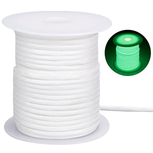 SOFPLATE 34 Yards/31 m 4mm Paracord Im Dunkeln Leuchtend Paracord 550 Fallschirmspulenschnüre Weiß Leuchtend Survival Kletter Paracords Schlüsselband Für Outdoor Wanderungen Perlenarmbänder DIY Bastel SOFPLATE 34 Yards/31 m 4mm Paracord Im Dunkeln Leuchtend Paracord 550 Fallschirmspulenschnüre Weiß Leuchtend Survival Kletter Paracords Schlüsselband Für Outdoor Wanderungen Perlenarmbänder DIY Bastel von SOFPLATE