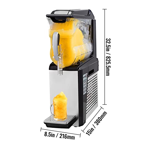 10L 20L 30L Slushie-Maschine Kommerzieller eisgekühlter Saft-Smoothie-Slush-Maker Gefrorener Getränkespender Verkaufsautomat for zu Hause Leistungsstärker und effizienter(10L (liquefied gas)) von SOFTTO