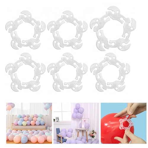 50 Stück Ballonclips,Ballon Clips,Ballonbogen Halterung Schnalle,Blume Form Ballon Clips,Luftballon Halter,Luftballon Ständer,Ballon Ständer,Für Hochzeit Event Dekorationen Birthday Party Supplies von SOGHO