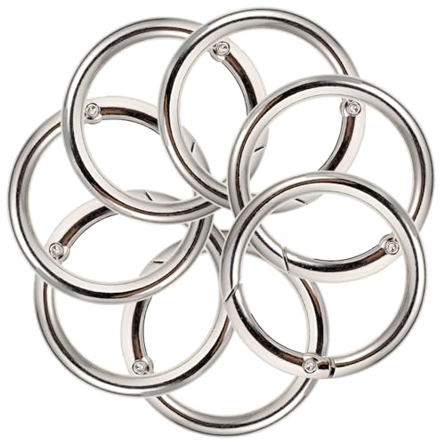 SOIMISS 10 Stück Federschnalleschlüsselring Kreis-Schlüsselanhänger lose dünn schlüsselringe Schlüsselbund Kreisschlüssel Schlüsselanhänger Spaltringe Legierung Silver SOIMISS 10 Stück Federschnalleschlüsselring Kreis-Schlüsselanhänger lose dünn schlüsselringe Schlüsselbund Kreisschlüssel Schlüsselanhänger Spaltringe Legierung Silver von SOIMISS