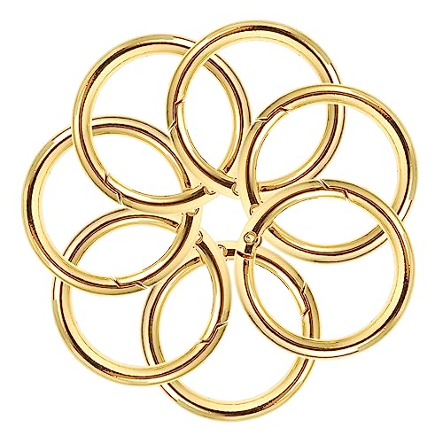 SOIMISS 10 Stück Federschnalleschlüsselring Schlüsselanhänger-ring-kit Schlüsselringe Plattiert Teilt Rostfrei Wohnung Klein Ö Schnappen Farbig Reifen Bunt Golden Legierung SOIMISS 10 Stück Federschnalleschlüsselring Schlüsselanhänger-ring-kit Schlüsselringe Plattiert Teilt Rostfrei Wohnung Klein Ö Schnappen Farbig Reifen Bunt Golden Legierung von SOIMISS