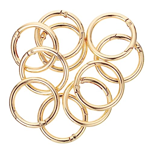 SOIMISS 10 Stück Schlüsselbund Für Kreisclips Dünn Kreisförmig Stichworte Herstellung Reifen Bronze Rostfreie Ringe Schlüsselanhänger Wohnung Schild Legierung Golden SOIMISS 10 Stück Schlüsselbund Für Kreisclips Dünn Kreisförmig Stichworte Herstellung Reifen Bronze Rostfreie Ringe Schlüsselanhänger Wohnung Schild Legierung Golden von SOIMISS