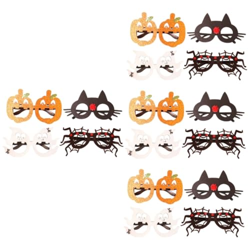 SOIMISS 16 Stk Halloween-Brille brille für halloween lustige Brille Party-Sonnenbrillen-Spielzeug halloween brillen halloween Halloween-Dekorationen Halloween-Schmuck Plastik von SOIMISS