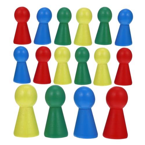 SOIMISS 16 Stück Teiliges Buntes Holz Spielfiguren Große Bunte Holzschachfiguren Praktische Tischmarkierungen für Brettspiele Partyspiele Erwachsene SOIMISS 16 Stück Teiliges Buntes Holz Spielfiguren Große Bunte Holzschachfiguren Praktische Tischmarkierungen für Brettspiele Partyspiele Erwachsene von SOIMISS