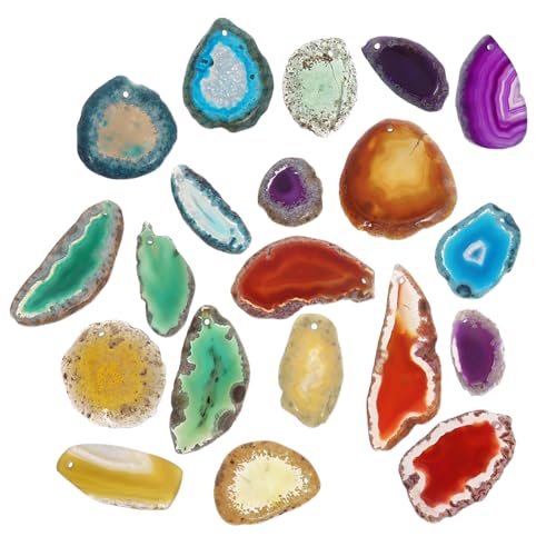 SOIMISS 20 Stück Farbenfrohe Achatscheiben achat stein scheiben Accessoire Schmuck Achat Untersetzer Blaues hochzeitsdeko natürliche Achatscheiben kleine Achatsteine SOIMISS 20 Stück Farbenfrohe Achatscheiben achat stein scheiben Accessoire Schmuck Achat Untersetzer Blaues hochzeitsdeko natürliche Achatscheiben kleine Achatsteine von SOIMISS