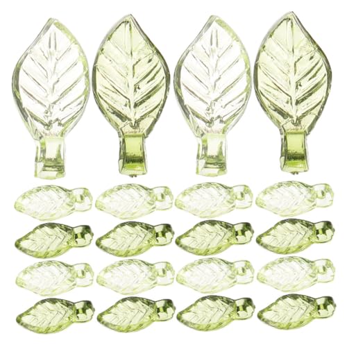 SOIMISS 200 Stück Transparente Grüne Blattförmige Anhänger für Diy Schmuckherstellung Armbänder und für Kreative Bastelprojekte SOIMISS 200 Stück Transparente Grüne Blattförmige Anhänger für Diy Schmuckherstellung Armbänder und für Kreative Bastelprojekte von SOIMISS