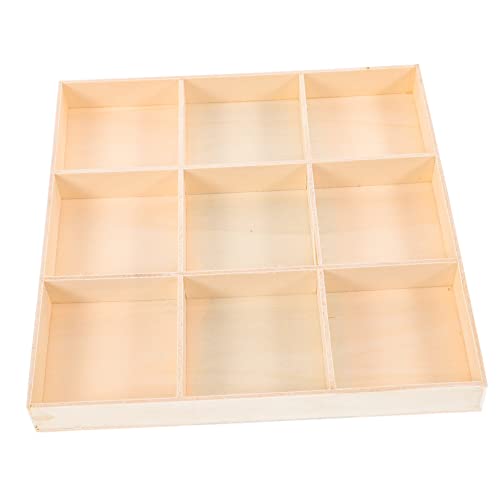 SOIMISS 3St kleine Holzkiste aufbewahrungsdose storage boxes craft schmink Schlüsselhalter Süßigkeitenbehälter schmuck deko Schminktablett Kommode schmücken hölzern von SOIMISS