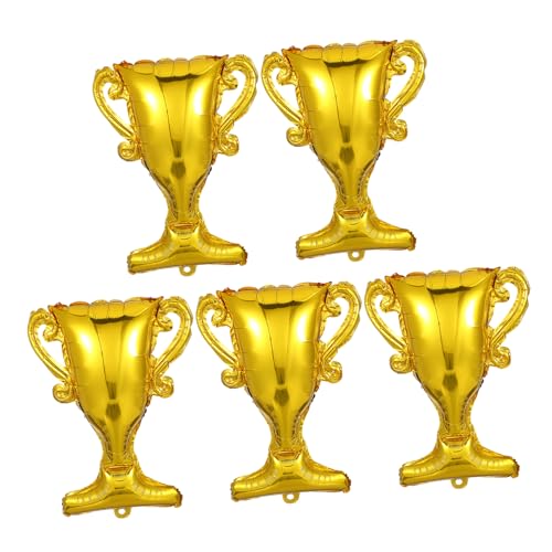 SOIMISS 5 Stück Trophäenballons Aufblasbar Abschlussdekorationen Glückwunschtrophäen Partyzubehör Abschlusstrophäen Große Trophäen Abschlussballons Aluminiumfolie Golden SOIMISS 5 Stück Trophäenballons Aufblasbar Abschlussdekorationen Glückwunschtrophäen Partyzubehör Abschlusstrophäen Große Trophäen Abschlussballons Aluminiumfolie Golden von SOIMISS