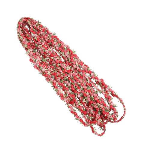 SOIMISS Bunte Kleine Spitzen Hochzeitsdekorationen Für Zeremonienbesatz Blumen Rotes Spitzenband Fransen Farbiges Besatzband Zum Nähen Rote Spitzenblumen Haardekoration Rosenband SOIMISS Bunte Kleine Spitzen Hochzeitsdekorationen Für Zeremonienbesatz Blumen Rotes Spitzenband Fransen Farbiges Besatzband Zum Nähen Rote Spitzenblumen Haardekoration Rosenband von SOIMISS