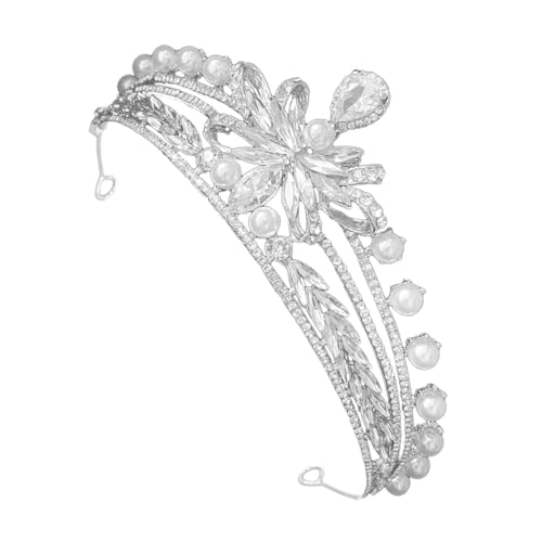 SOIMISS Hochzeit Kopfschmuck Braut Tiara Krone Strass Krone Funkelnde Krone Braut Krone Stirnband von SOIMISS