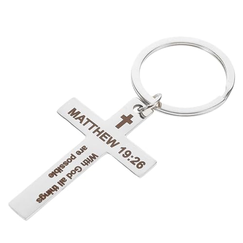 SOIMISS Kreuz Schlüsselanhänger Handtaschen Anhänger Charms Reise Schlüsselanhänger Kreativer Schlüsselanhänger Partygeschenk Segen Kristall Schlüsselanhänger Für Freunde von SOIMISS