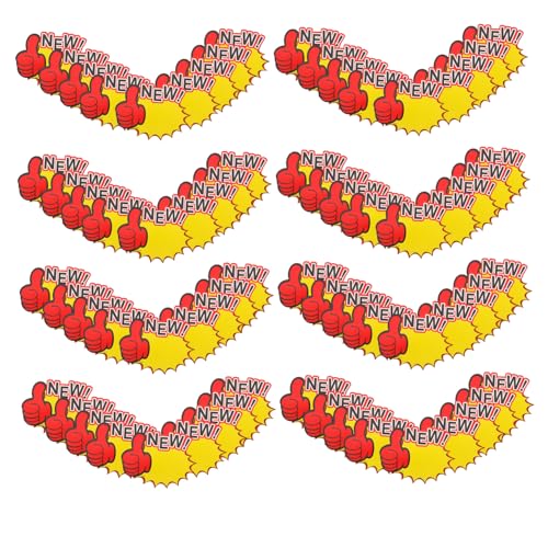 SOIMISS Leere Stern Tags Aus Papier Für Einzelhandelsverkaufsförderung Preisschilder Für Supermärkte Und Partys Vielseitige Etiketten Für Garage Und Werbeaktionen von SOIMISS