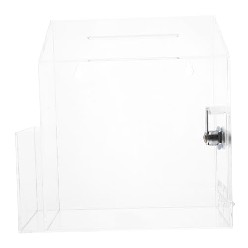 SOIMISS Wahlurne aus Acryl Spende Dose Spendenboxen für Geld Handelskarteninhaber Transparent SOIMISS Wahlurne aus Acryl Spende Dose Spendenboxen für Geld Handelskarteninhaber Transparent von SOIMISS