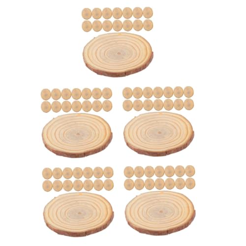 5 Sätze Weihnachtsdekoration Aus Holzspänen Farbpalette Aus Holz Ornamente Aus Holzscheiben Rustikale Holzstämme Holzornamente Holzscheibe Mit Loch Hölzern Brown 20 Stück * 5 SOLUSTRE von SOLUSTRE