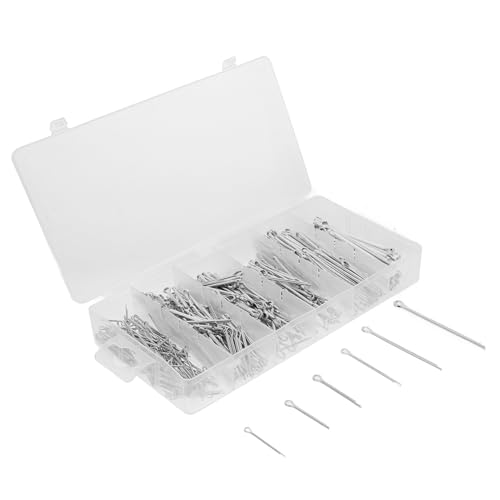 SOLUSTRE 1 Packung Pin-Öffnungsbajonett anhänger werkzeug Federnadel Edelstahlstift Clips -Sortiment Rostfreier Stahl Silver von SOLUSTRE