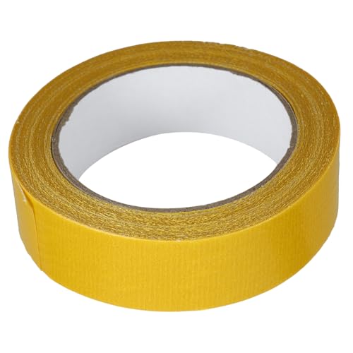 SOLUSTRE 1 Rolle Doppelseitiges Klebeband Klebebänder Klebeband Für Teppich Teppichklebeband Für Hartholzböden Glasfasergewebeband Klebeband Zum Basteln Bastelband Yellow Ballaststoff von SOLUSTRE