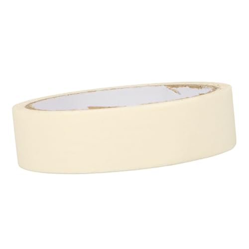 SOLUSTRE 1 Rolle Nahtband Klebeband Malerkrepp Bastelband Maskenband Tapetenband Abdeckband aus Papier Farbband für Wände Abdeckband zum Lackieren Lieferungen von Autolacken Malerband Weiß von SOLUSTRE