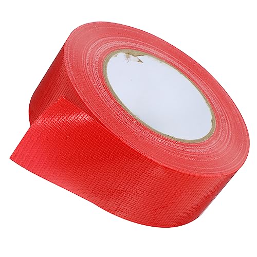 SOLUSTRE 1 Rolle Rotes Wasserdichtes Duct Tape 48mm x 50m Schwerlast Klebeband Für Innen Und Außen Vielseitiges Reparaturband Für DIY Projekte Starke Haftung Und Langlebigkeit von SOLUSTRE