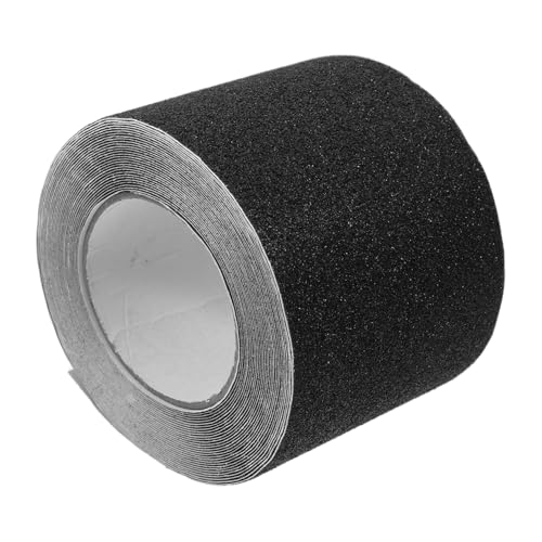 SOLUSTRE 1 Rolle Rutschfestes Klebeband Anti-rutsch-griffband Rutschfeste Streifen Anti-rutsch-streifen Für Außentreppen Rutschfeste Traktionsstufen Griptape Für Klimmzugstange Pvc Black von SOLUSTRE