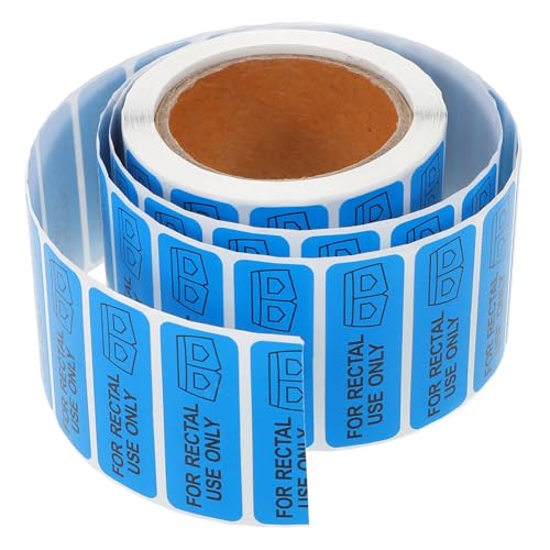 SOLUSTRE 1 Rolle rektaler Aufkleber Planke Punkt coole Aufkleber transparent Lustige Sprüche Aufkleber Abnehmbare Aufkleber Streich Aufkleber lustige Türaufkleber beschichtetes Papier Blue von SOLUSTRE