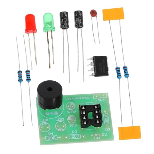 SOLUSTRE 1 Satz Elektronischer Bausatz Diy-elektronikbausatz Multivibrator Bausatz Elektronik Bauteile Bastel Set Elektronik Elektronischer Komponentensatz Elektronik-lernset Epoxidharz 3st von SOLUSTRE