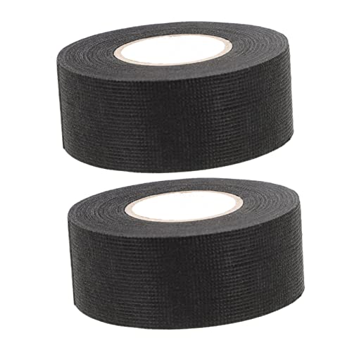 SOLUSTRE 1 Satz Flammhemmendes Kabelbaumband Sicherheitsband Dichtband Reflektierendes Band Electric Tape Electrical Tape Klebeband Für Automobile Drahtwickelband Grundstoff Black 2 Rollen von SOLUSTRE