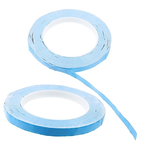 SOLUSTRE 1 Satz Klebeband Für Led-streifen Led-lichtband Klebeband Doppelseitig Wärmeleitpads Magnetband Etikett Doppelseitiges Klebeband Dünn Dc-panel-thermoband Ballaststoff Blue 2 Rollen von SOLUSTRE