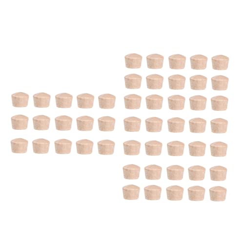 SOLUSTRE 1 Satz Schraubenlochstopfen Flachkopf-knopfstecker Ersatz Von Möbelbeschlägen Stecker Ersatzteile Auslauf Möbeldübel Aus Hartholz Stecker Für Möbelbeschläge Werkzeug Hölzern Beige von SOLUSTRE