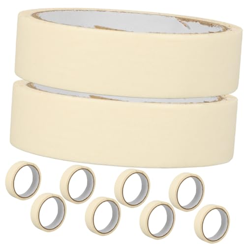 SOLUSTRE 10 Rollen Nahtband Abdeckband für Maler Malerband Klebeband zum Lackieren dekoratives Abdeckband Künstlerband DIY Klebeband Papierband Lieferungen von Autolacken weißes Klebeband von SOLUSTRE