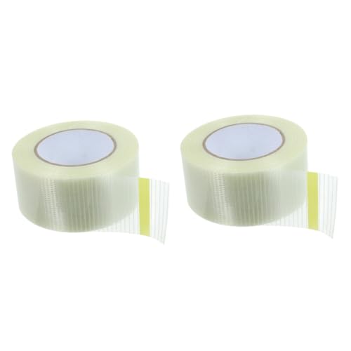 SOLUSTRE 2 Rollen Reparaturband für Planen packing tape paketband Trocknerentlüftung doppelseitiges Klebeband für den Außenbereich Befestigungsband Druckzubehör für Elektronik Glasfaser von SOLUSTRE