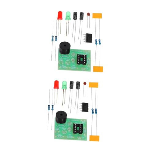 SOLUSTRE 2 Sätze Elektronischer Bausatz Diy-elektronikbausatz Multivibrator Bausatz Multivibrator-kit Elektronik-lernset Elektronischer Komponentensatz Epoxidharz 3 Stück * 2 von SOLUSTRE