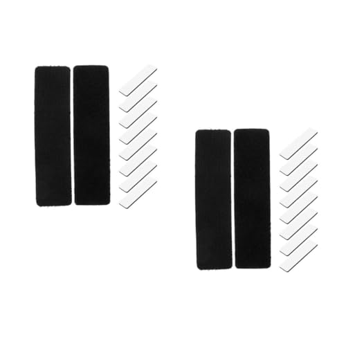 SOLUSTRE 2 Sätze Sofa-fixierer Klettband Klebebänder Für Den Haushalt Klebestreifen Mit Kleber Doppelseitiger Wandklebebänder Home-strip-bänder Polyester Black 100 Stück * 2 von SOLUSTRE