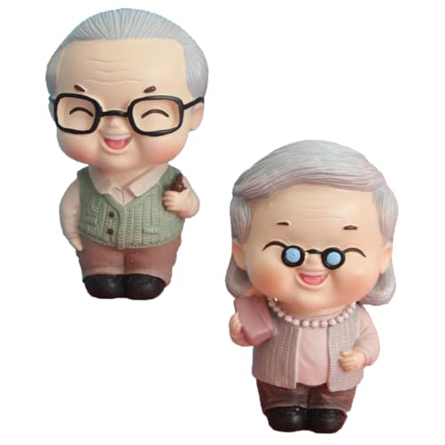 SOLUSTRE 2 Stück Personalisierte Geburtstagstorte Opa Oma Aus Material Für Kuchen Tisch Auto Schreibtisch Dekorationen SOLUSTRE 2 Stück Personalisierte Geburtstagstorte Opa Oma Aus Material Für Kuchen Tisch Auto Schreibtisch Dekorationen von SOLUSTRE