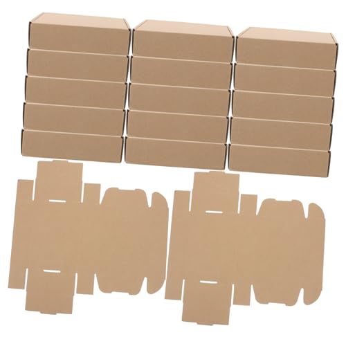 SOLUSTRE 20 Stück Verpackungskartons Aus Wellpappe Für Versand Und Umzug Stabile Wellpappkartons Versandkartons Versandkartons Verpackungskartons von SOLUSTRE