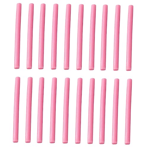 SOLUSTRE 20St Klebestifte Heißkleber-Kit rosa Kleber Sprühkleber all purpose glue plastikkleber klebstifte handwerkzeug glue sticks Kunststoffklebstoffe Klebesticks Heißschmelzklebestab von SOLUSTRE