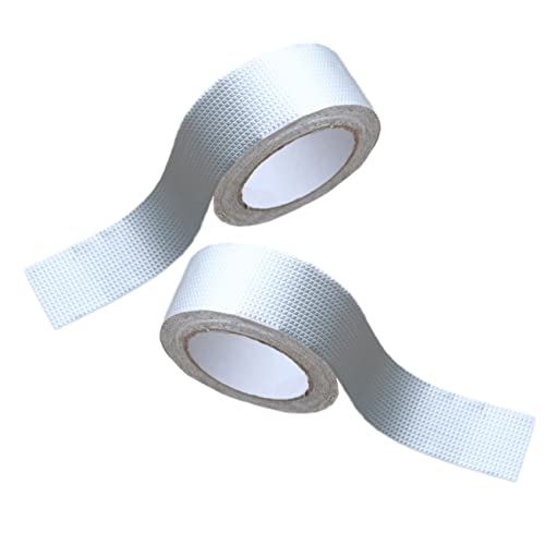 SOLUSTRE 2St Butylband aus Aluminiumfolie Butylpflaster wasserdichtes Band butyl klebeband multifunktionales klebeband Butylband zum Ausbessern von Dächern Reparaturband für Leckagen Silver von SOLUSTRE