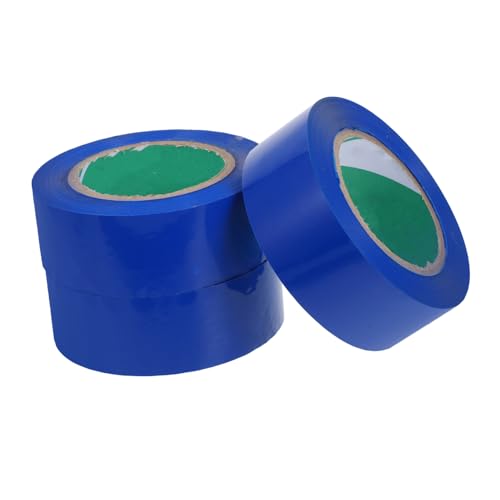 SOLUSTRE 3 Rollen Express-dichtungsband Versandband, Robust Beutelverschlussband Verpackungs Band Hochleistungs-packband Blaues Abdeckband Versandklebeband Blaues Packband Bopp Blue von SOLUSTRE