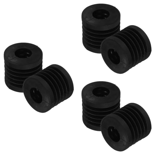 SOLUSTRE 3 Sätze Druckerfüße Motor Anti-pads System Fußschutz Für 3d-drucker Bodenschutz Für Möbelbeine Druckerfußschutz 3d Drucker Zubehör Anti-vibrations-fußpolster Black Abs 2 Stück * 3 von SOLUSTRE