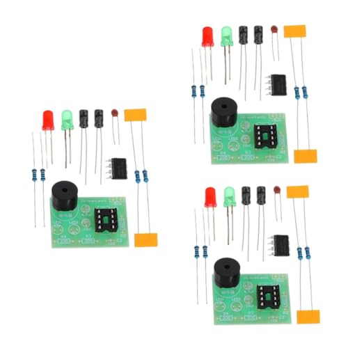 SOLUSTRE 3 Sätze Elektronischer Bausatz Diy-elektronikbausatz Multivibrator Bausatz Schaltkreis Bausatz Elektronik-lernset Elektronikbausatz Selber Machen Epoxidharz 3 Stück * 3 von SOLUSTRE