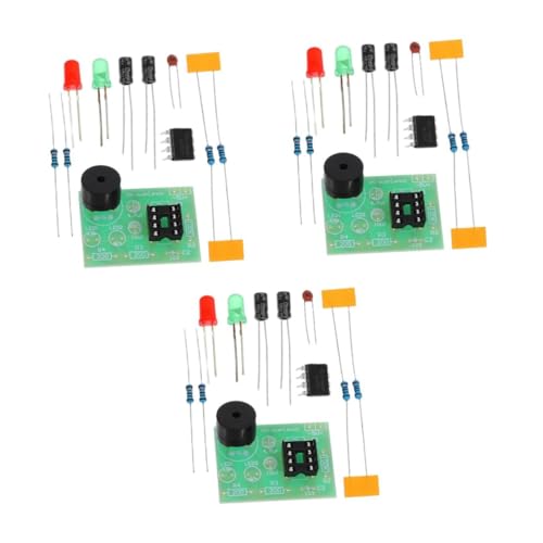 SOLUSTRE 3 Sätze Elektronischer Bausatz Elektronikbausatz Selber Machen Elektronik-lernset Diy-lötübungsset Elektronischer Komponentensatz Epoxidharz 3 Stück * 3 von SOLUSTRE