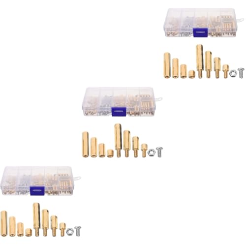 SOLUSTRE 3 Sätze Kupfersäulen-Set Crimpverbinder Computergehäuse Schrauben Zange elektronische bauteile elektronik zubehör Laptop-Schrauben Leiterabstandshalter Kupfer und Kupferlegierungen von SOLUSTRE