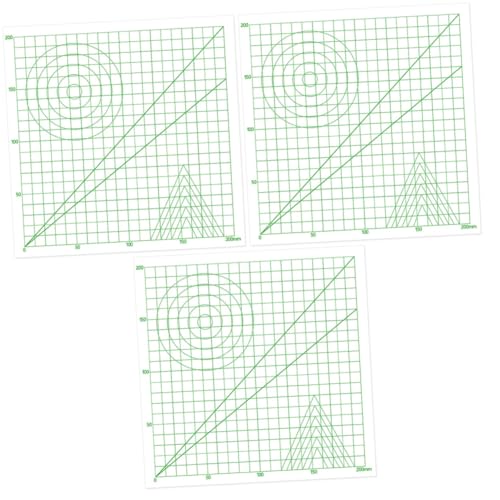 SOLUSTRE 3St Zeichenbrett für 3D-Druckstift 3D-Zeichenwerkzeuge 3D-Stift 3d Drucken Zeichenblock für 3D-Drucker 3D-Druckermatte D Stift Zubehör spielzeug 3D-Druckstift Silikonmatte von SOLUSTRE