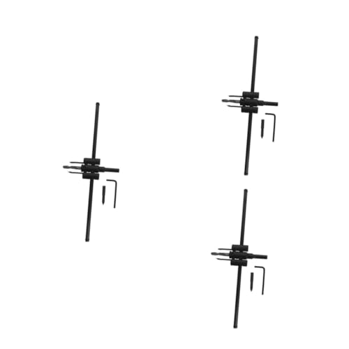 SOLUSTRE 3st Verstellbarer Lochöffner Werkzeuge Zum Lochschneiden Zimmerei-lochöffner Bohrschneidewerkzeug Lochschneidwerkzeuge Hochwertige Bohrwerkzeuge Lochbohrwerkzeug Black Legierung von SOLUSTRE