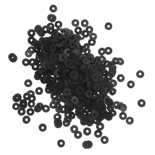 SOLUSTRE 4 Kisten Diy Weiche Tonstücke Schwarze Tonperle Zur Herstellung Von Armbändern Perlenstränge Aus Ton Perlen Zur Schmuckherstellung Kit Zur Schmuckherstellung Polymer-ton Black von SOLUSTRE